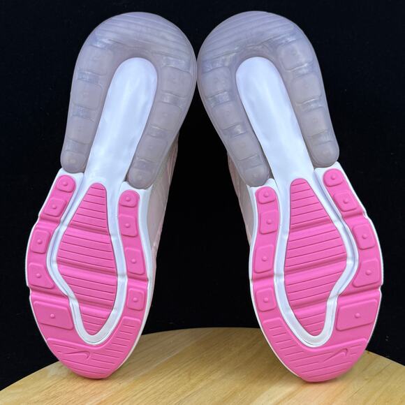 NIKE AIR MAX 270 'PINK FOAM COLLEGE GREY PLATINUM VIOL IB4435-663 Size 7y/ 8.5 W - Picture 9 of 10